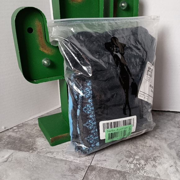 Womens 16W Plus Size Swimsuit Bathing Suit Modest Full Coverage Curvy Blue - Picture 9 of 10